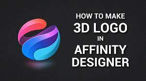 Example of a regular 2d photo without changes and stereoscopic 3d picture, made from this photo: 3d Logo Design In Affinity Designer Youtube