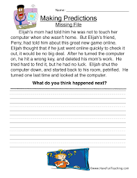 From reading making predictions to lesson on making predictions, quickly find worksheets that inspire student learning. Missing File Predictions Worksheet Have Fun Teaching