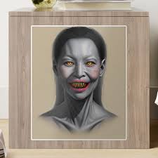 Sticker for Sale avec l'œuvre « Dame d'Halloween Aswang » de l'artiste  likbatonboot