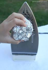 How To Clean An Iron With Aluminum Foil Cleaning Iron Plate How To Clean Iron Natural Cleaning Solutions