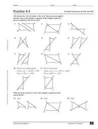Practice 4 3 Triangle Congruence By Asa And Aas 9th 11th Grade Congruent Triangles Worksheet Triangle Worksheet Practices Worksheets