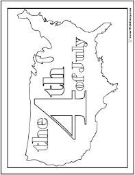 In the 50 states coloring book there is a page for each us states for kids with a state map, state flag, state flower, state bird, state landmarks, and more. Fourth Of July Coloring Pages 41 Patriotic Coloring Pages