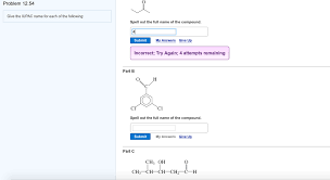 Solved Give The Iupac Name For Each Of The Following Spe Chegg Com