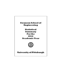 2012 Ssoe Statistical Summary By Pitt Swanson School Of Engineering Issuu