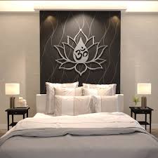 A large canvas art print makes a stunning focal point that can't go unnoticed! Xl Om Lotus Flower Metal Wall Art Extra Large Metal Wall Etsy