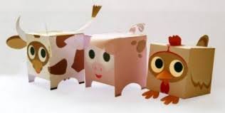 Поделки из картонных коробок: игрушки для детей и дома фото
