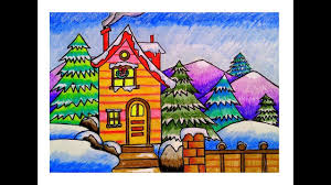 How To Draw Simple Scenery For Beginners Scenery Drwing Step By Step Art Drawings For Kids Easy Scenery Drawing Drawings easy scenery drawing