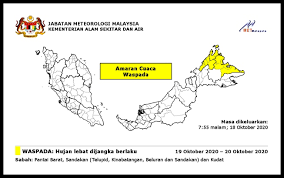 Cuaca hari ini 07 maret 2021: Amaran Cuaca Peringkat Waspada Sehingga Esok Di Sabah Metmalaysia Sabah News Bebas Bersuara