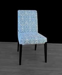 Regal Print Ikea Henriksdal Dining Chair Cover Indian Sri Lanka Blue Indigo Ikea Dining Chair Dining Chair Covers Chair