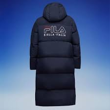 2019 F W New Fila Ace Long Down Ver 2 0 Jackets Navy Fs2djb4003x_ina