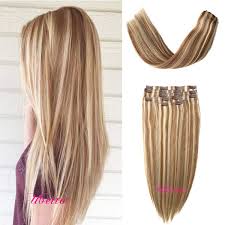 And with a palette so vast the natural ash brown hair has been perfectly highlighted with light ash blonde streaks, creating high the fine highlights help add texture and are the ideal style for people with fine, straight hair. Amazon Com Remy Clip In Hair Extensions Golden Brown To Blonde Highlights Clip In Human Hair Extensions 7 Pcs 100g Skin Weft Straight Real Hair Extension Fine Hair Full Head Clip On 14