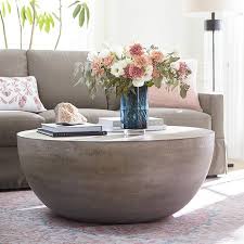Made from renewable teak wood, this coffee table is the perfect balance of beauty and function. Tahiti Drum Cocktail Table Coffee Table Drum Coffee Table Cocktail Tables