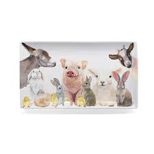 Standish Spring Animal Babies Serveware Platter Spring Animals Baby Farm Animals Baby Animals