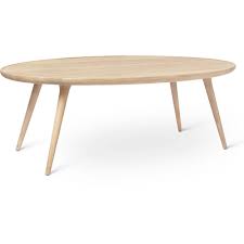 Accent Oval Lounge Table Matte Lacquered Oak Oval Table Dining Living Room Coffee Table Oak Dining Table