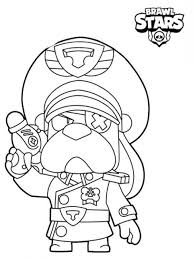 New fighter ruffs with two skins available: Colonel Ruffs From Brawl Stars Coloring Pages Print For Free