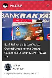 Pelajar perlu mendaftar dengan bank rakyat untuk melayakkan mereka menerima kad ini. All Categories Multiprograminn