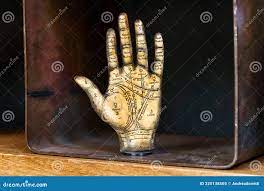 Vintage Model of a Tarot or Palmistry Hand Showing the Named Lines Stock  Image - Image of health, chirology: 220138505