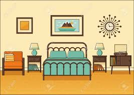 1,182 free images of bedroom. Bedroom Interior Hotel Room Vector Home Retro Space In Flat Royalty Free Cliparts Vectors And Stock Illustration Image 101596363