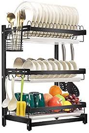 Maybe you would like to learn more about one of these? Amazon Com X Cosrack Dish Drying Rack Stainless Steel Dish Drainer With Drainboard Utensil Holder For Plate Dish Rack Drying Dish Drainers Kitchen Countertops