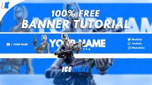Check spelling or type a new query. How To Make A Free Fortnite Youtube Banner Without Photoshop Pixlr Tutorial Youtube