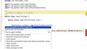 The context component allows you to create new camel components from a maven users will need to add the following dependency to their pom.xml for this. Apache Camel Code A Simple Camel Route Youtube