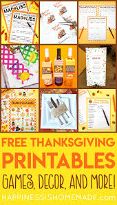 Impress your littlest guests with these thanksgiving trivia questions and answers. Free Thanksgiving Printables Happiness Is Homemade