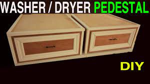So i made my pedestals 28 x 29 overall. How To Build Washer And Dryer Pedestals Diy Cheaper Than Buying Youtube
