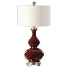 Sorrell Burgundy Ceramic Table Lamp Tall Table Lamps Beige Table Lamps Table Lamp