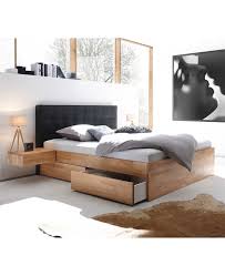 Große auswahl für deinen style. Hasena Elito Bett Kernbuche 4 Bettkasten Polsterkopfteil Grau 180x200