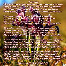 nevruz ilhan kecelioglu ilham torunlar siir