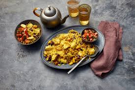 Gemischter Reis Mit Hahnchen Auf Kurdische Art Rezept Rezept Rezepte Kurdisches Essen Lebensmittel Essen