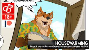 Housewarming Comic - page 1 on Patreon! — Weasyl