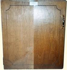 However, over time they can become dirty and dingy. Kitchen Cabinet And Furniture Water Damage Nicks Scratches And Missing Finish Wood Paneling Makeover Wood Repair Stained Kitchen Cabinets