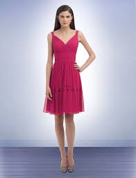 Bill Levkoff 325 Chiffon V Neck Cocktail Dress Surplice Top With Pleats And Bill Levkoff Bridesmaid Dress Bridesmaid Dresses Bill Levkoff Bridesmaid Dresses