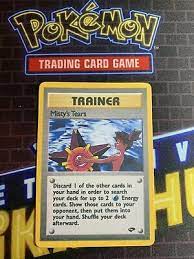 Check spelling or type a new query. Naked Misty Tears Banned Pokemon Trainer Tarjeta S Art Custom Orica Texto Ingles Ebay