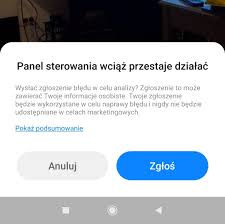 Jak naprawić błąd aplikacja wciąż przestaje działać w telefonie z androidem ? Masz Telefon Xiaomi Nie Aktualizuj Panelu Sterowania