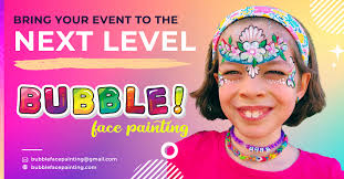 Bubble Face Painting