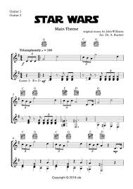 Kostenlose ausmalbilder in einer vielzahl von themenbereichen, zum ausdrucken und anmalen. Star Wars Sheet Music To Download And Print