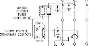 Wire your trainer so that pressing push button 1 energizes the contactor and it stays latched in until you press push button 2. Electrical Mechanical Engineering Technology 3 Wire Start Stop Wiring Diagram