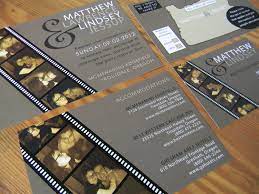 Film Strip Wedding Invitations By Papermadeinvites On Etsy