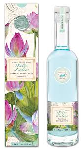 Just paid almost 40$ for a bottle of bubble bath that arrived with the seal broken, cork undone and soap was spilled throughout packaging. Water Lilies Bubble Bath By Michel Design Works