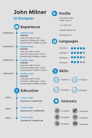 How To Create Your Own Visual Resume Easy Free Cv Infographic Resume Design Template Infographic Resume Template