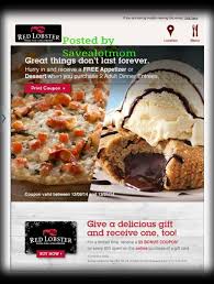 How to send red lobster gift cards. Red Lobster Free Appetizer Or Dessert And Gift Card Offer Save A Lot Mom Kdhnews Com