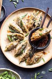 Homemade Vegetable Potstickers With Toasted Sesame Honey Soy Sauce Half Baked Harvest Recipe Honey And Soy Sauce Vegetarian Recipes Healthy Recipes