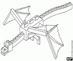 Ender Dragon The Dragon From Minecraft Coloring Page Printable Game Minecraft Coloring Pages Minecraft Ender Dragon Coloring Pages