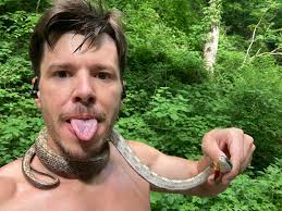 My Buddy (Mr Ratty Tat Tat) And I Huffing & Puffing With Our Tongues Out  During A Tioga Falls (KY) Running Workout