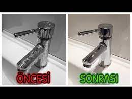 Birçok farklı markadan bulabileceğiniz bir kireç çözücü ile duşakabinde oluşan kireçleri kolayca temizleyebilirsiniz. Musluk Bataryasi Nasil Temizlenir Nasil Parlatilir Youtube