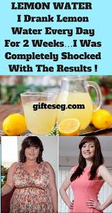 Lemon Water I Drank Lemonwater Every Day For 2 Weeks I Was Completely Shocked With The Results Lemon Water Lemon Detox Water Lemon Water Recipe