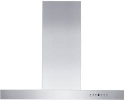 Zline Kecrn30 Wall Mount Range Hood With 4 Speed 400 Cfm Motor Push Button Control Directional Led Lights Dishwasher Safe Stainless Steel Baffle Filters Crown Molding Telescopic Chimney Extensions And Auto Delayed Shut