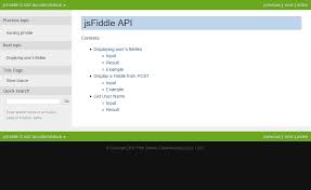 Jsfiddle Api Overview Documentation Alternatives Rapidapi